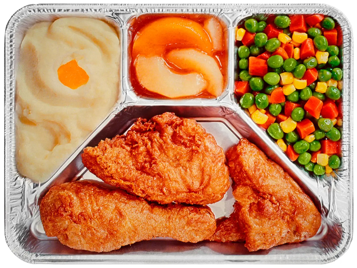 Swanson\'s Fried Chicken TV Dinner High Quality Metal Fridge Magnet 3x4 7687
