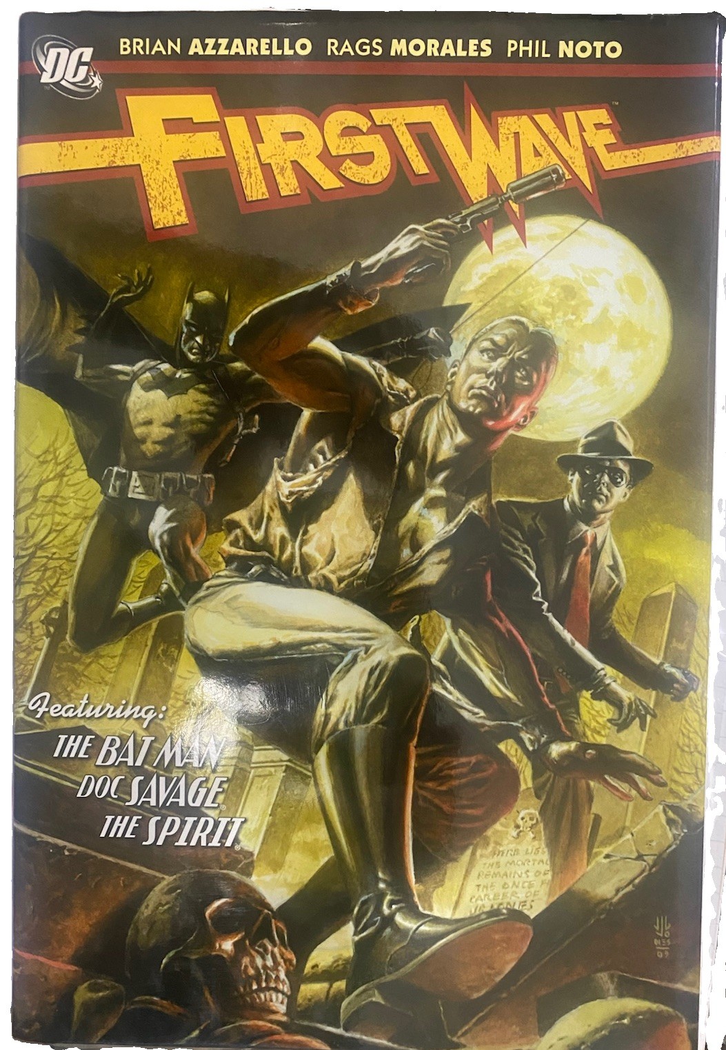 First Wave HC by Brian Azzarello DC Comics NM Batman Doc Savage Spirit 1st OOP