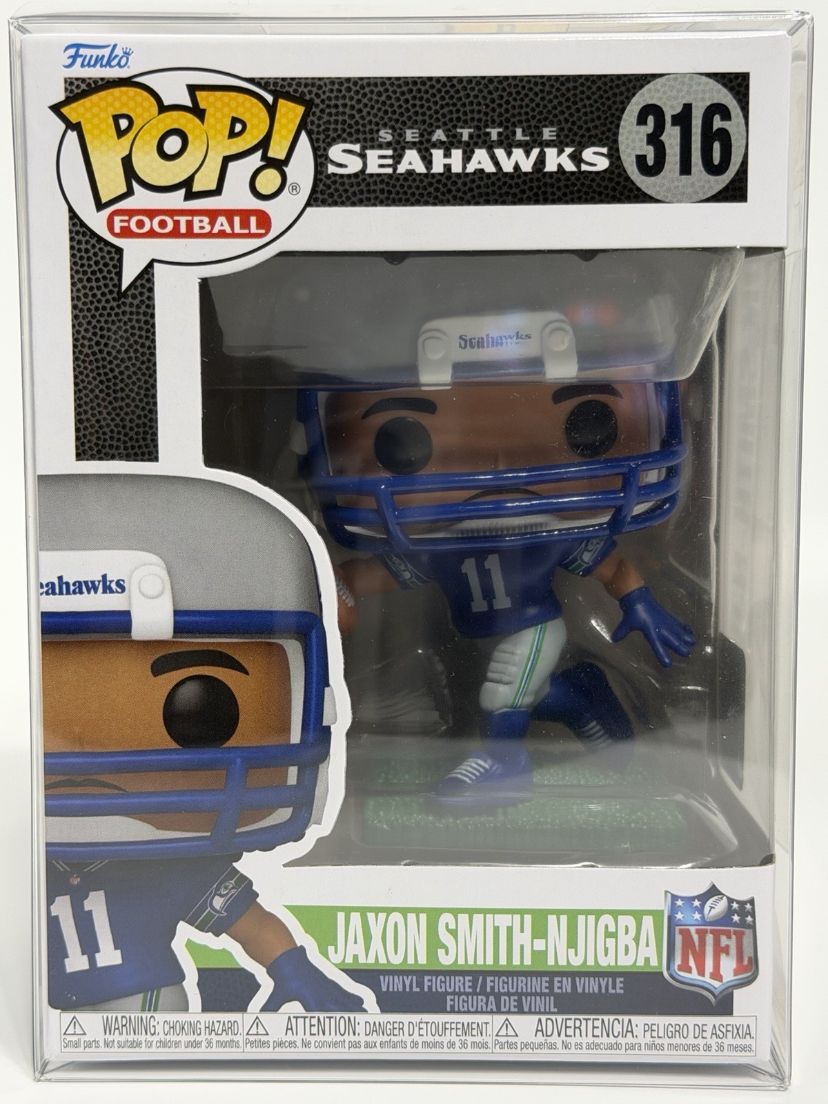 Funko Pop Vinyl: Jaxon Smith-Njigba #316- Go Hawks Let’s Go 12’s