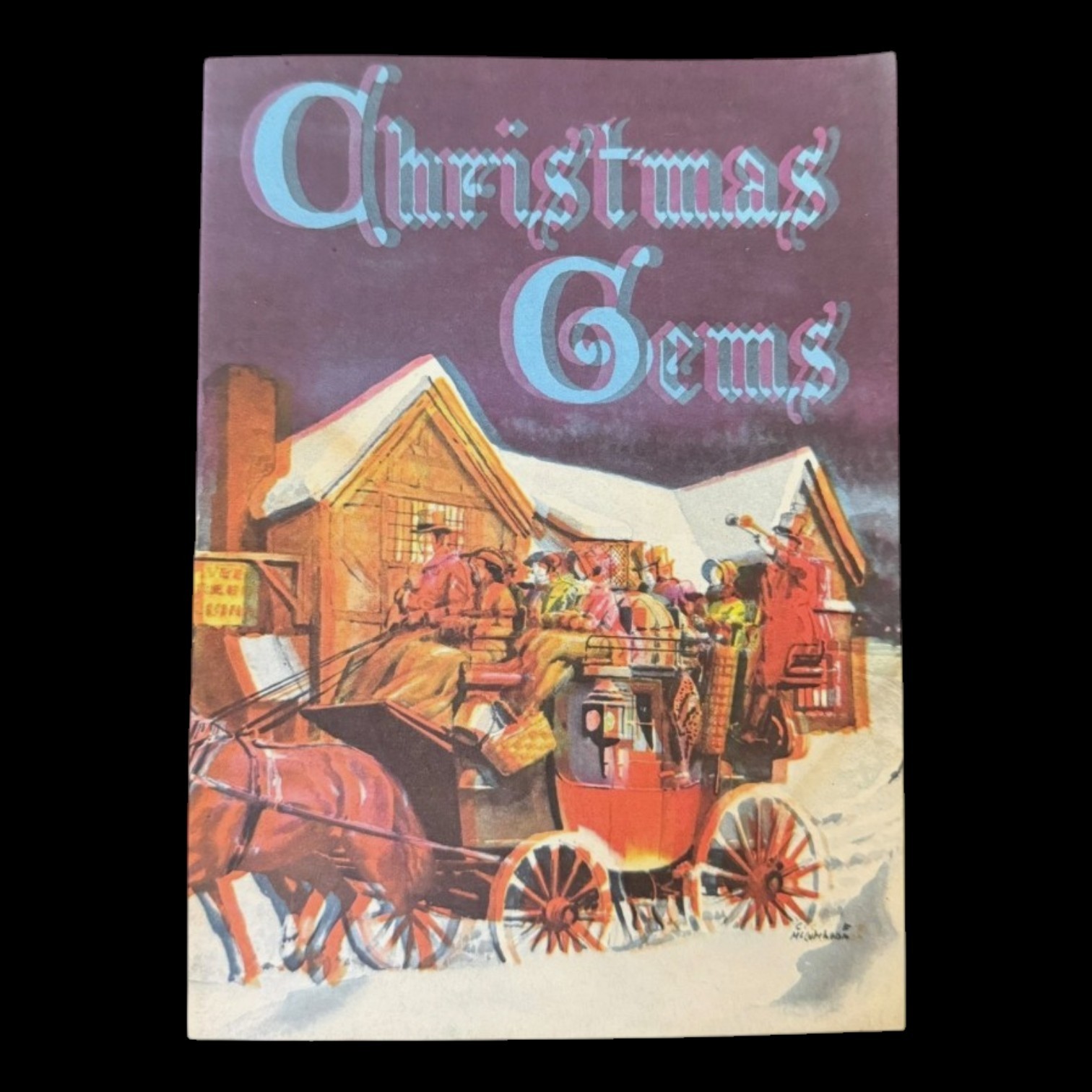 Vintage 1955 Christmas Gems GM General Motors Booklet Ephemera #824