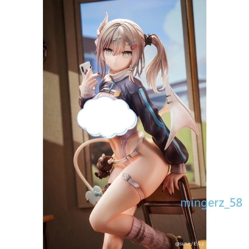 1/6 Cat Demon Girl Twin Tail Sportswear PVC Figure Collectible Xmas Gift New 1PC