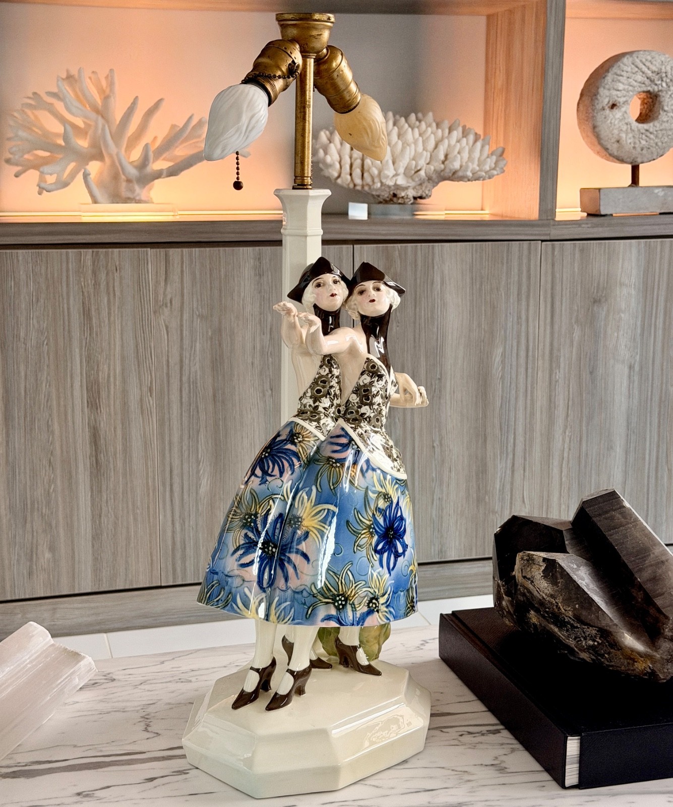 Josef Lorenzl Goldscheider Lamp Katta Sterna Maria Solveg 5569 Art Deco 1926