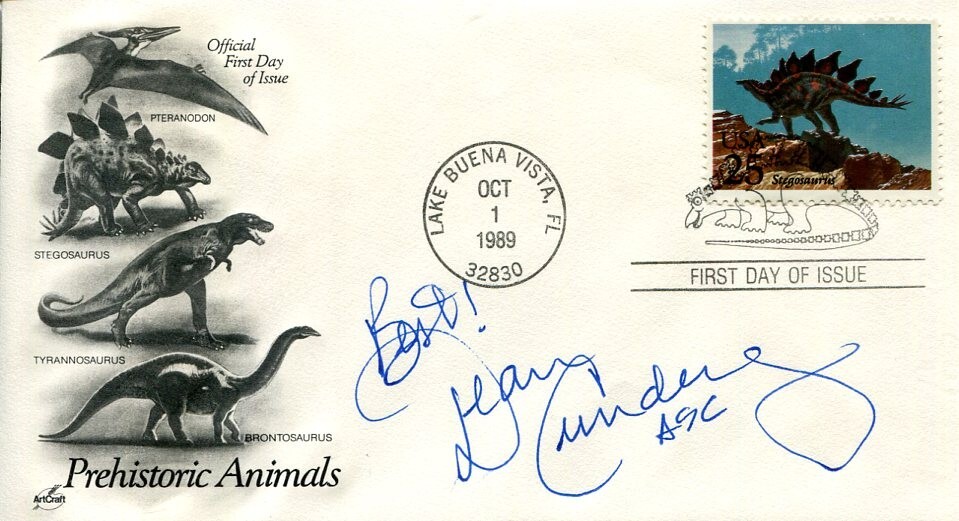 Dean Cundey Cinematographer Halloween Jurassic Park Rare Signed Autograph FDC