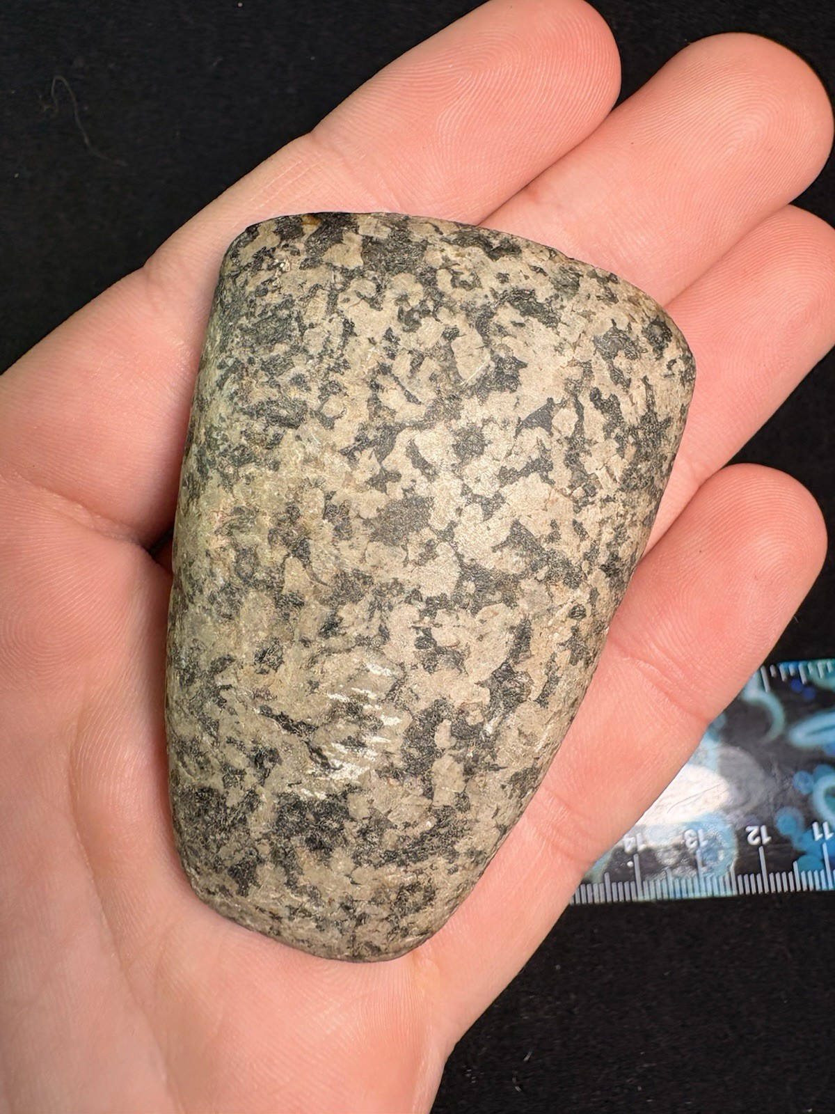 Native American Stone Celt – Granite – Ground & Polished – Ohio Find – Pristine