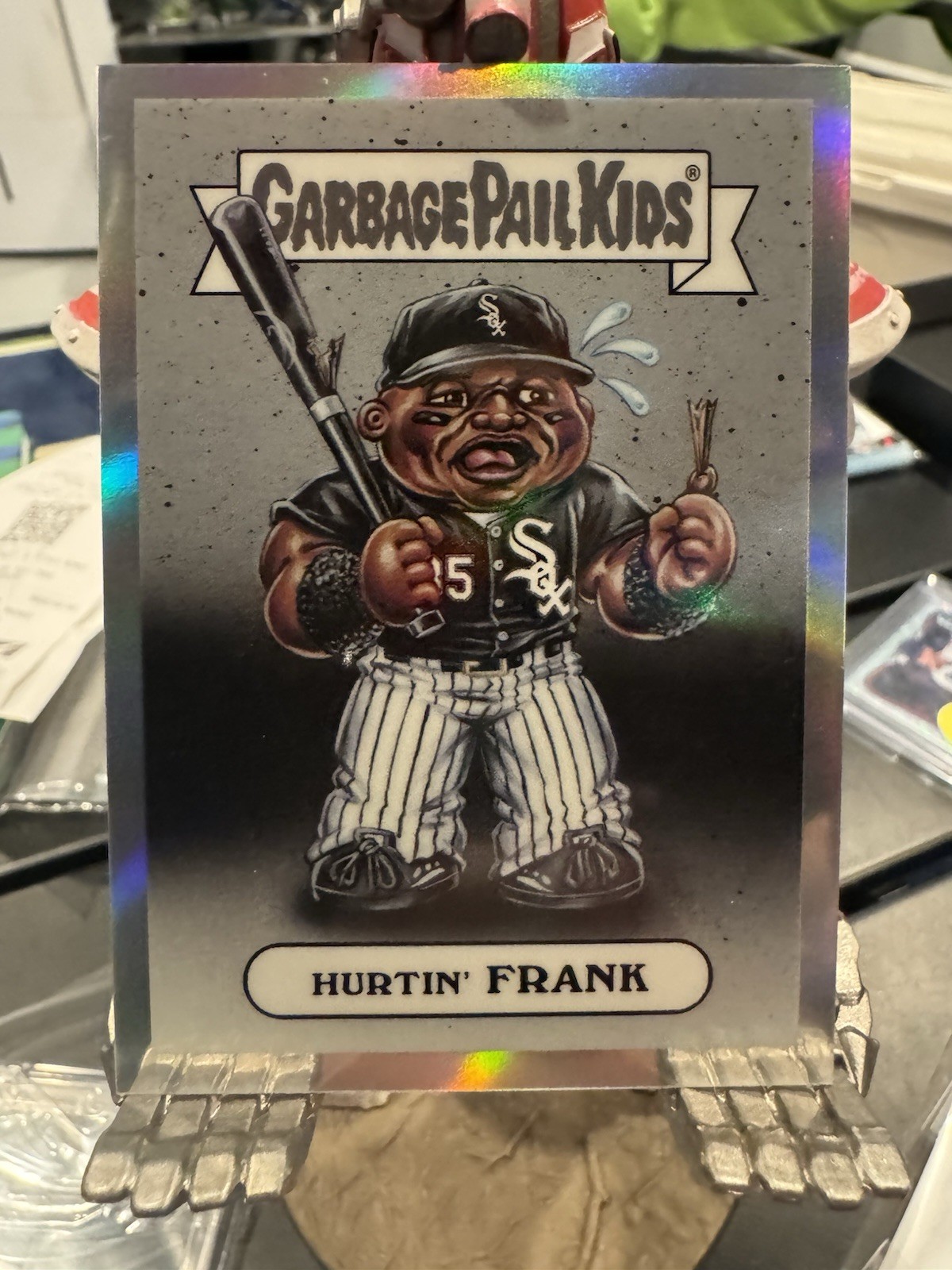 2026 Bowman Chrome Garbage Pail Kids GPK-14 Hurtin' Frank Frank Thomas
