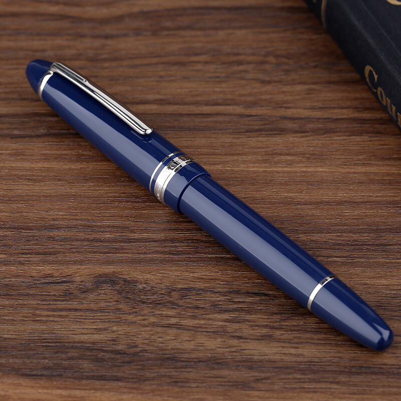 MAJOHN P136 Piston Fountain Pen EF/F/M /Stub 1.1 Nib Resin Writing Office Pen