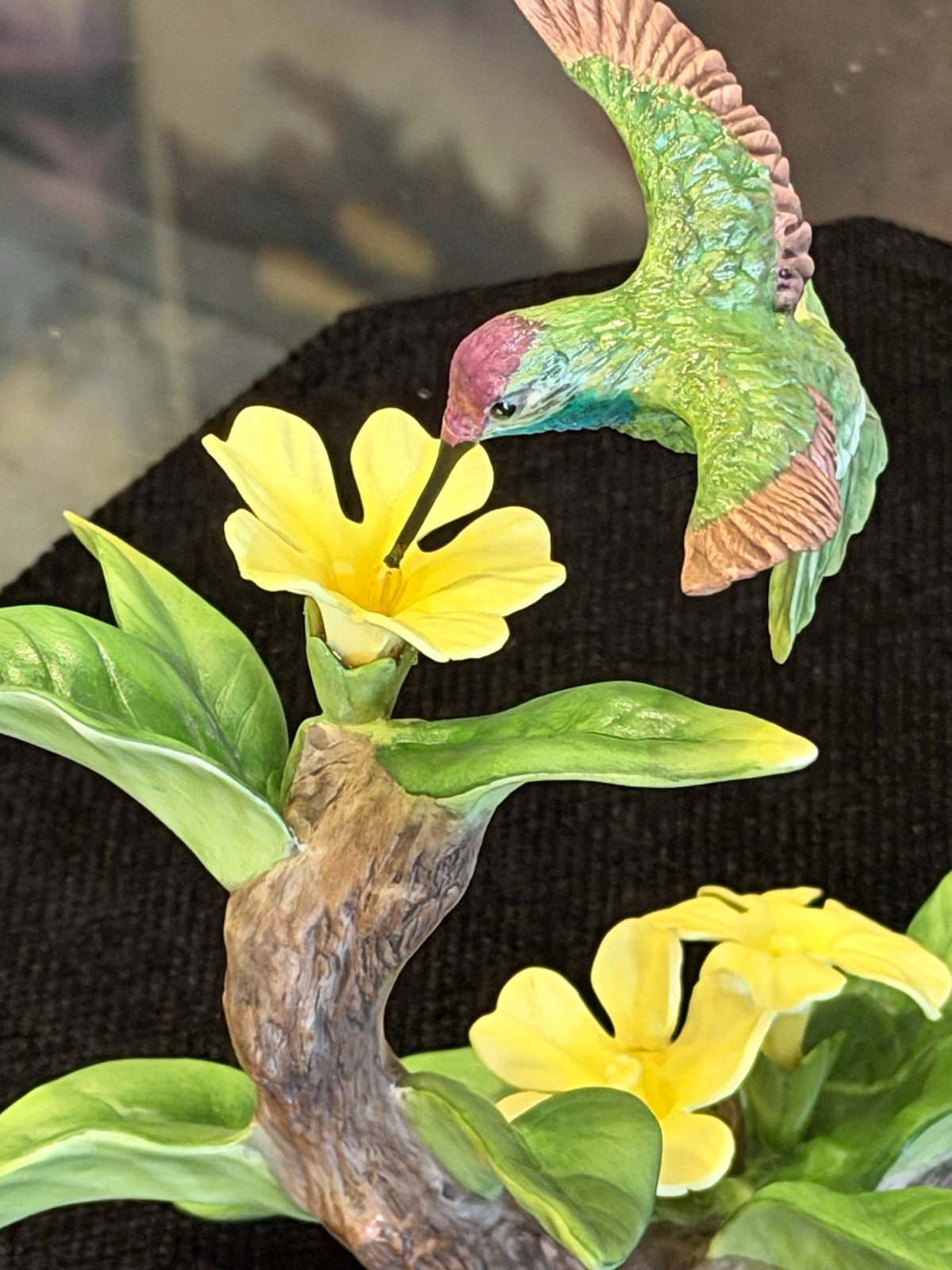 Boehm Porcelain Magnificent Hummingbird Bird Figurine Limited Edition #439