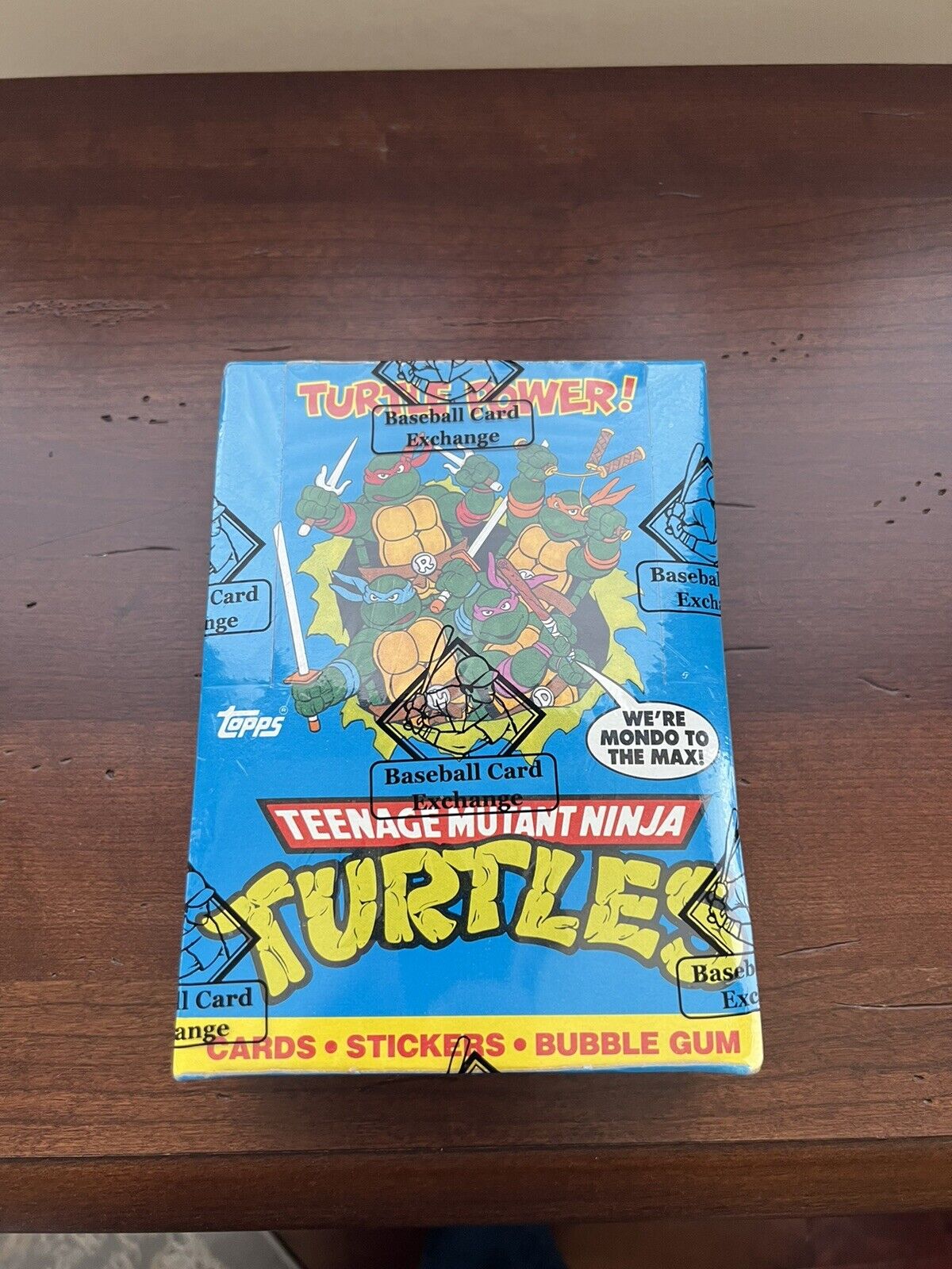 1989 Topps Ninja TurtlesTurtle Power Wax Box Unopened BBCE Wrapped 