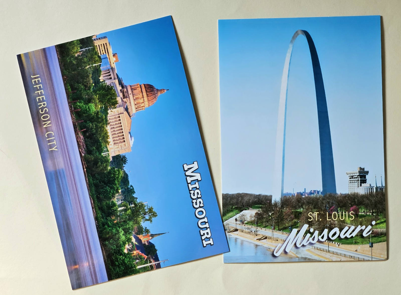 Missouri Postcards. /State Capital Jefferson City,  St. Louis. Lot Of 2.