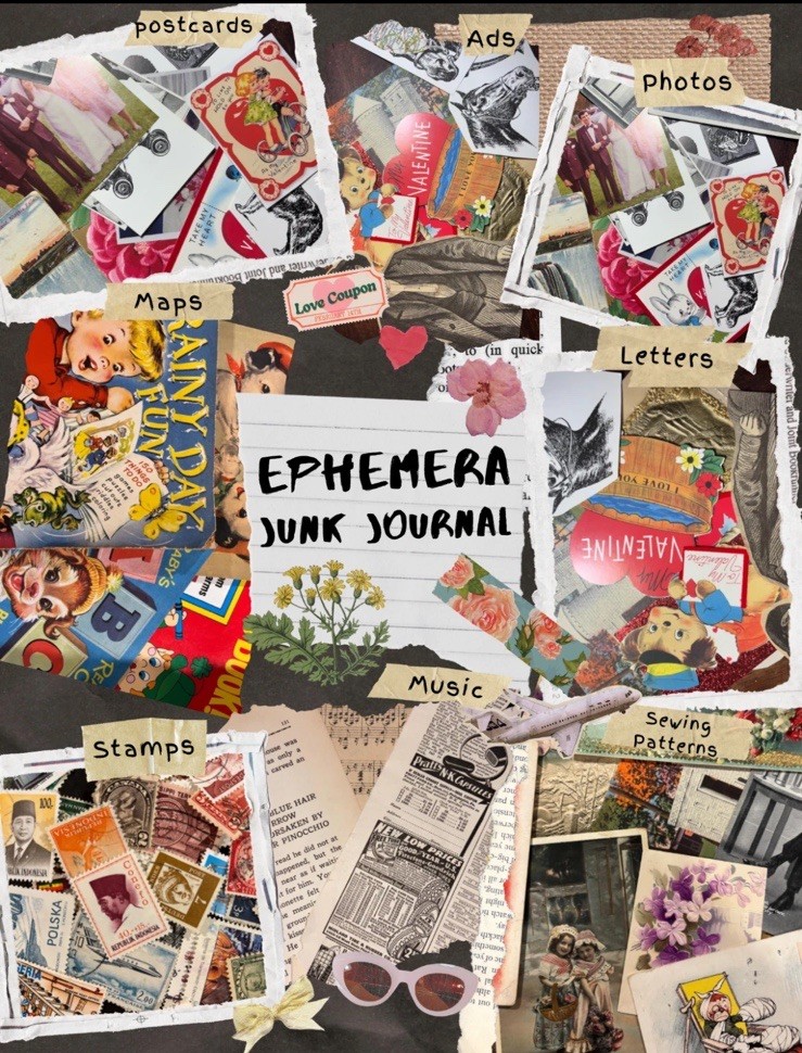 Customizable Vintage Ephemera Lot (2 lbs) - Junk Journals Customizable Vintage Ephemera Lot (2 lbs) - Junk Journals