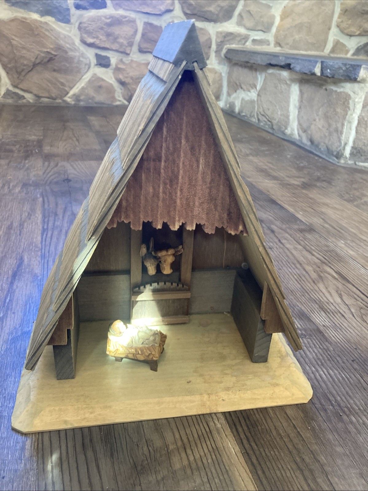 Vintage Anri A Framed Stable