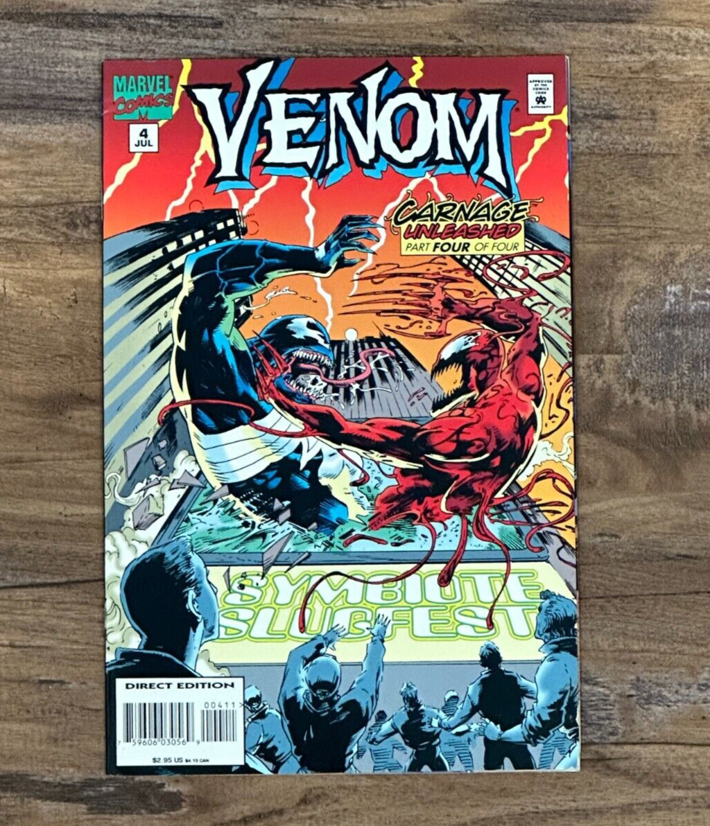 Venom #4 Carnage Unleashed (1995 Marvel Comics)