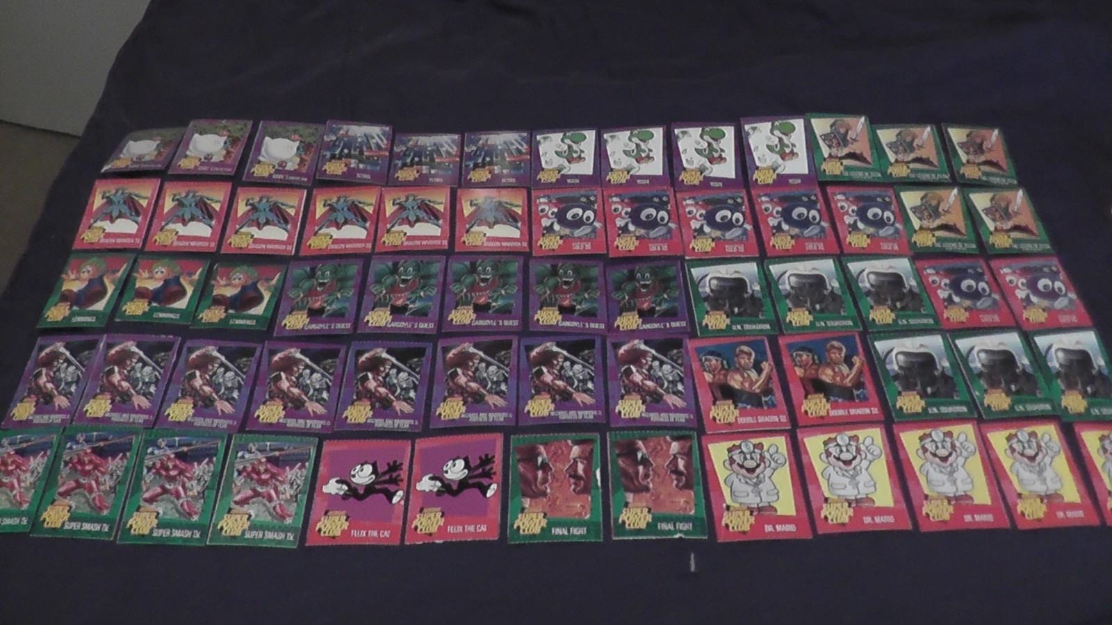 1992 to 1994 nintendo power challenge lot of 144 cards super power club hand cut