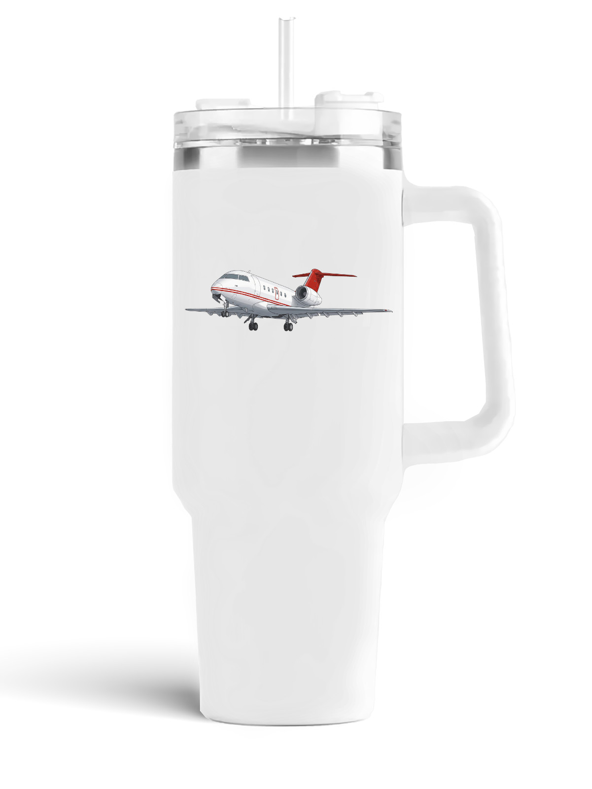 Canadair Challenger 600 Stainless Steel Quencher Tumbler - 40oz.