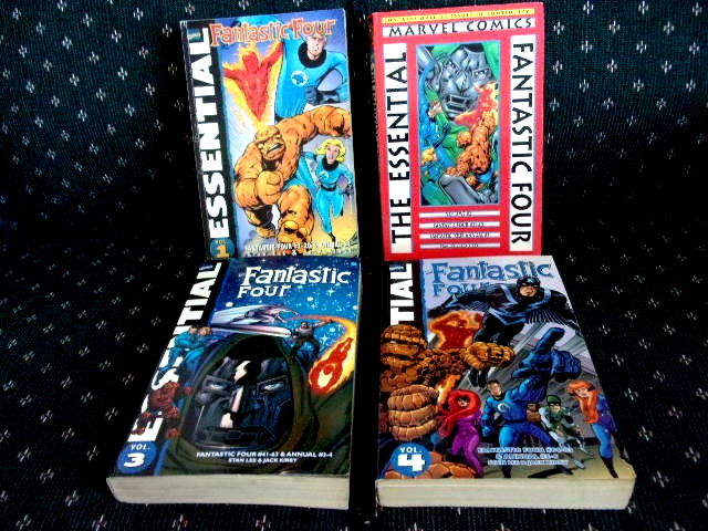 The Essential Fantastic Four Volumes 1-4 Lot of 4 Very Good condition