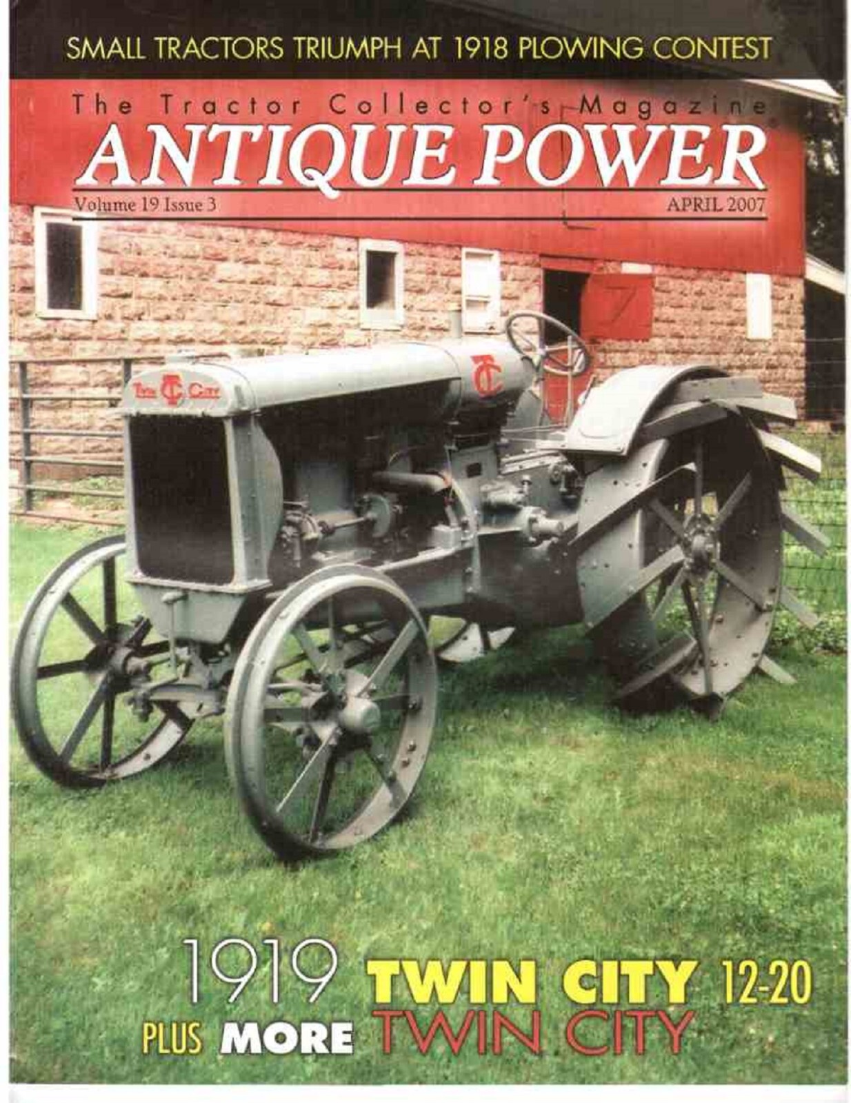 Twin City 12-20 & 16-30 tractor – Gibson Model D Garden Tractor