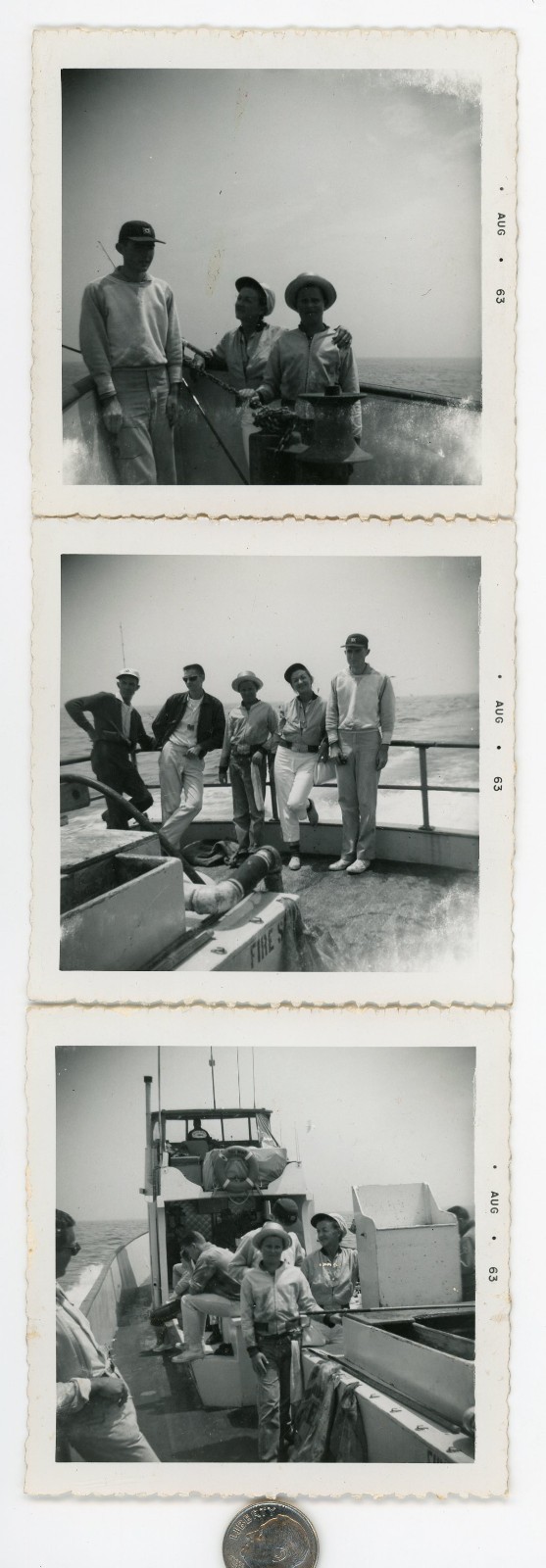 (3) Old 1963 BOATING photos / Last Images of Missing BERMUDA Triangle TWITS Boat
