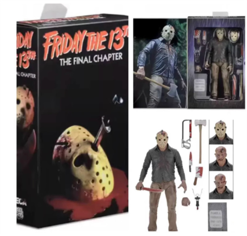 NECA Friday The 13th Part 4 Final Ultimate Jason Voorhees Action Figure Toy Gift