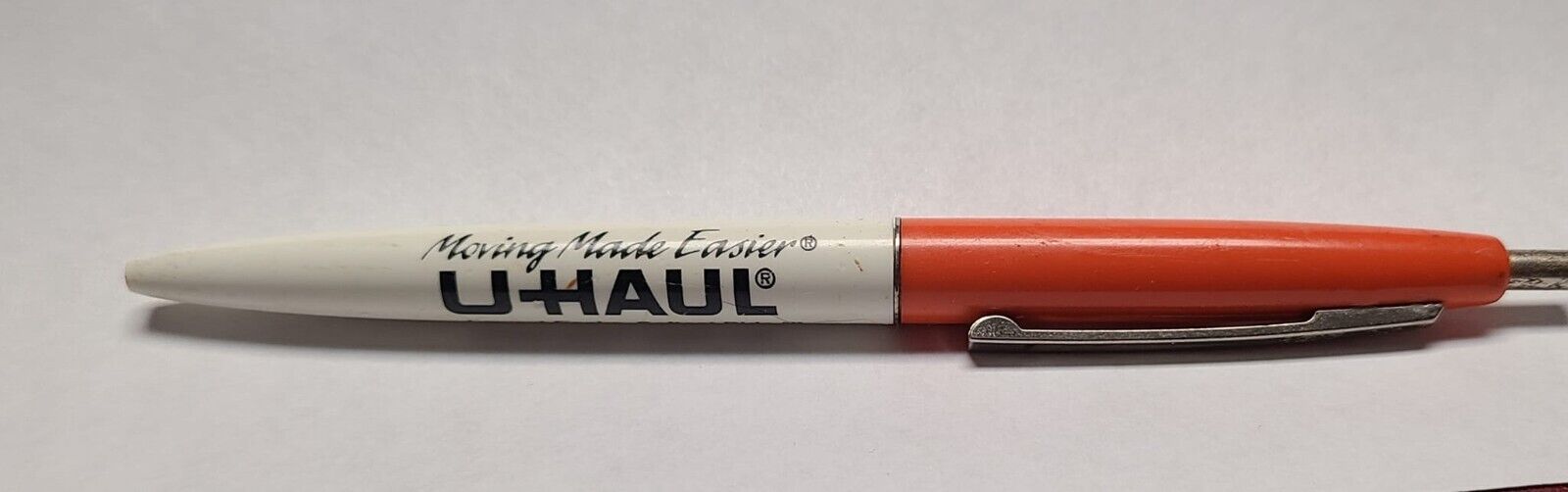 U Haul Moving Made Easier VINTAGE U-HAUL Ballpoint Pen Bic