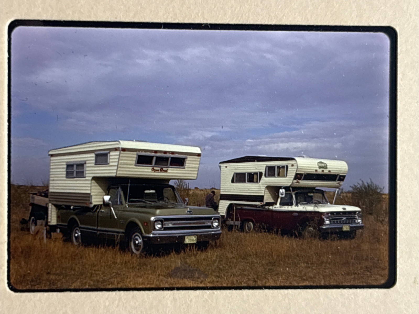 Orig 1971 Slide Chevrolet C/K Pickup Trucks Slide-In Campers H33