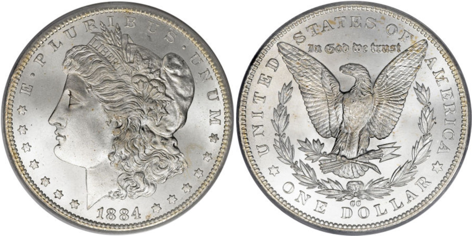 5 💎1884‑CC Morgan Tribute💎Premium Token-Sharp Strike💎Collector Display Piece