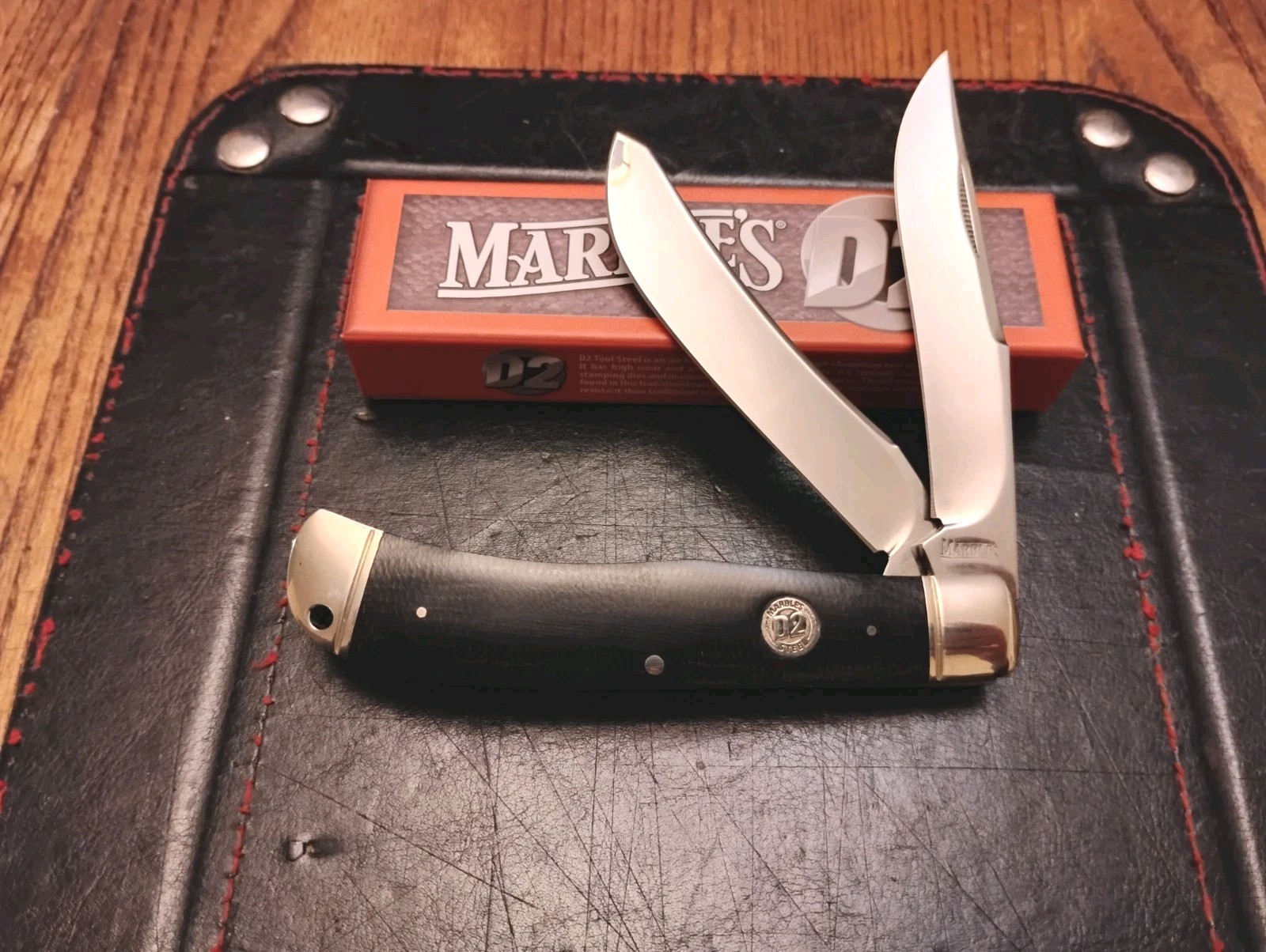 Marbles Jumbo Trapper Folding Knife 4.12\