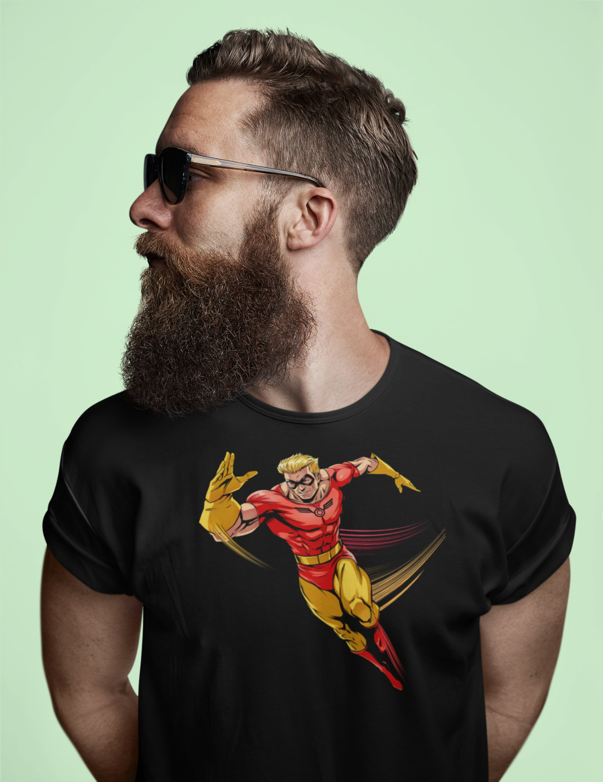 JSA JOHNNY QUICK Tshirt up to 5xl Bronze age costume