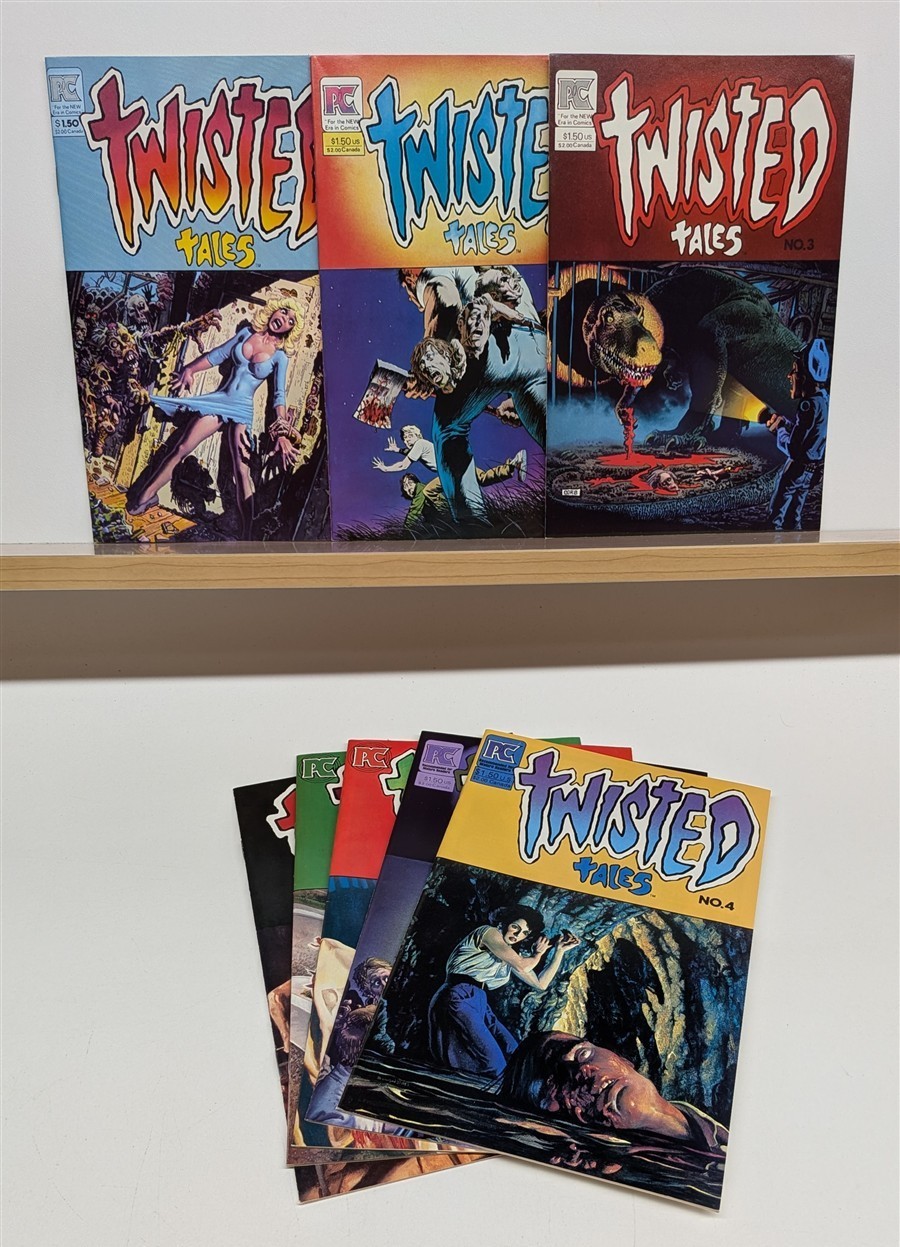 TWISTED TALES #1 2 3 4 5 6 7 8 9 (Missing #10) ALMOST Complete PC Series Corben