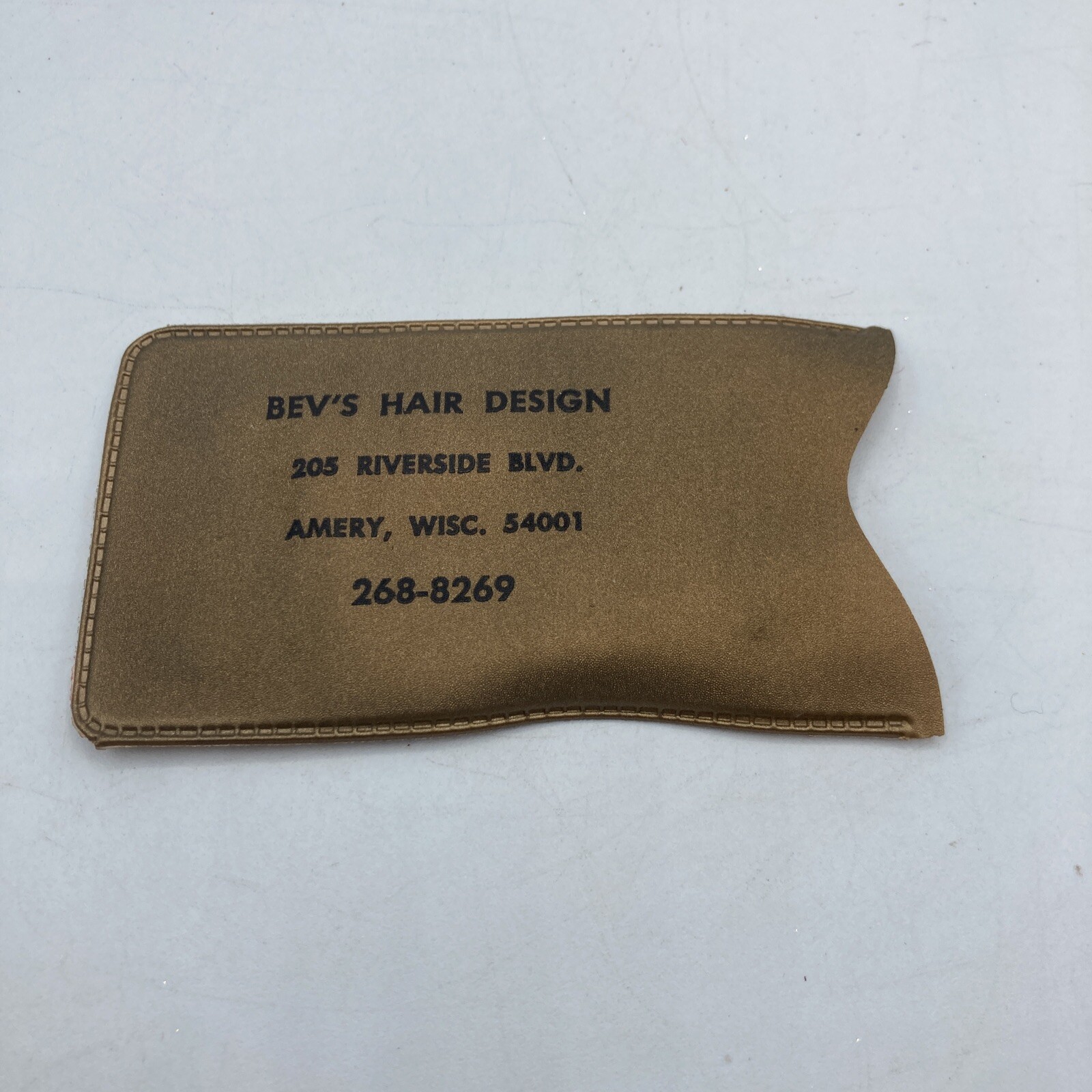 Vintage Sewing Kit BEV’S HAIR DESIGN Amery, Wisconsin SCARCE