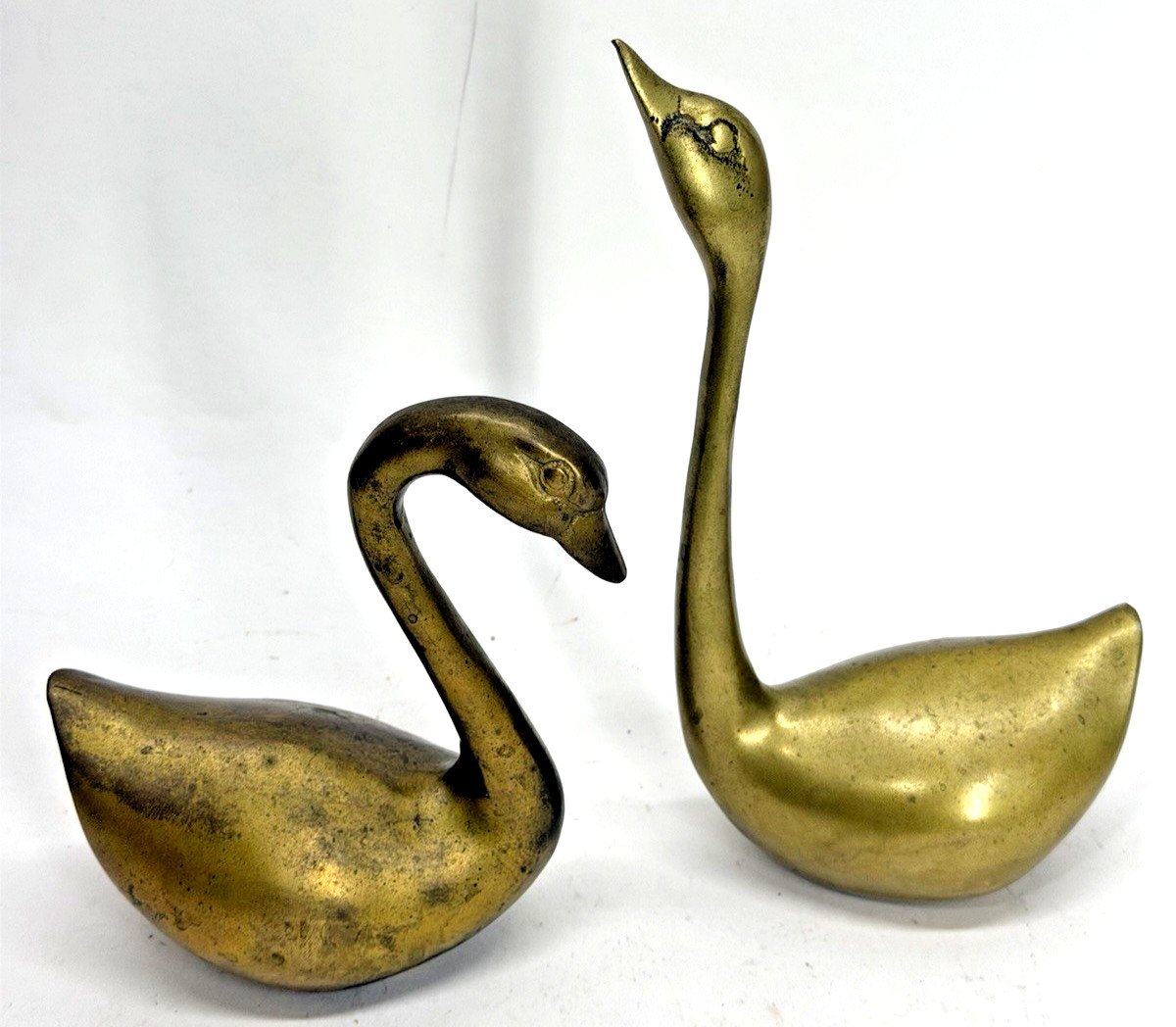 VTG Brass Swan Goose 6\ VTG Brass Swan Goose 6\