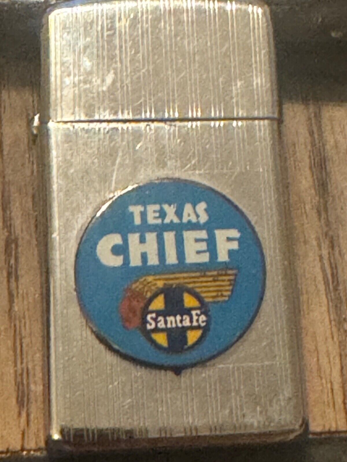 Zippo Lighter Santa Fe Texas Chief Railroad