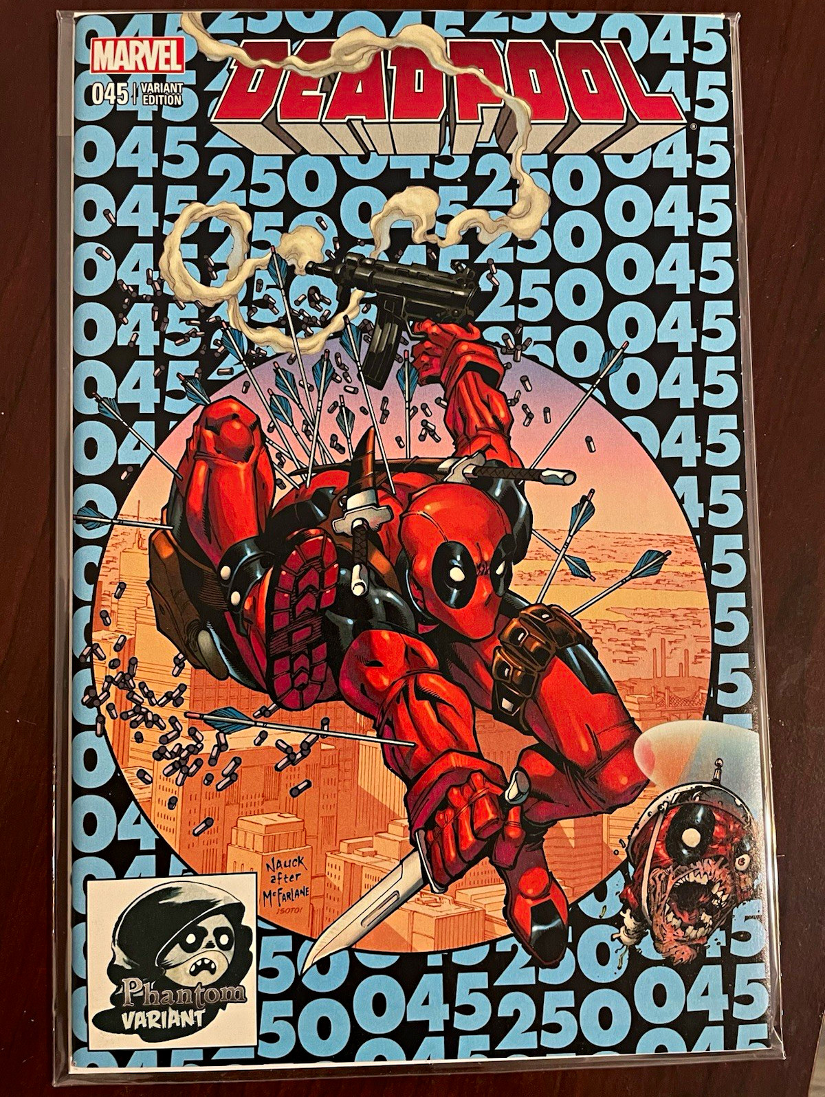 Marvel Deadpool #45 ASM Homage Phantom Variant Cover NM+ Marvel Deadpool #45 ASM Homage Phantom Variant Cover NM+
