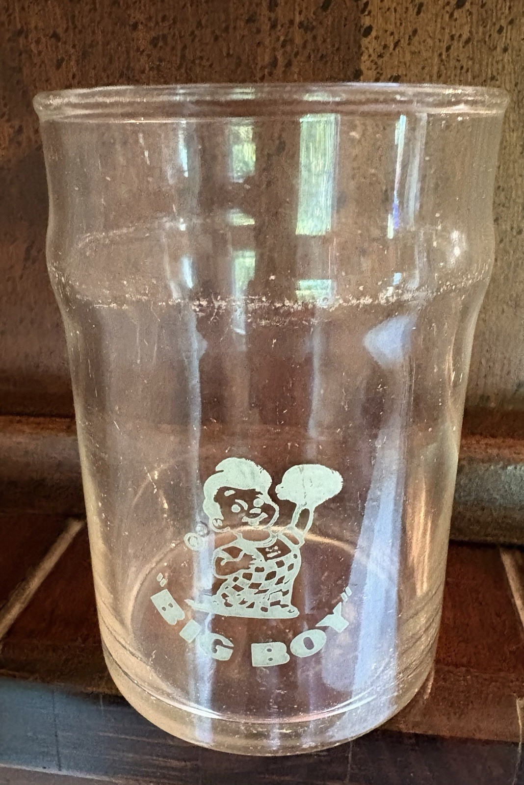 Vintage Shoney’s Big Boy Water Glass Vintage Shoney’s Big Boy Water Glass