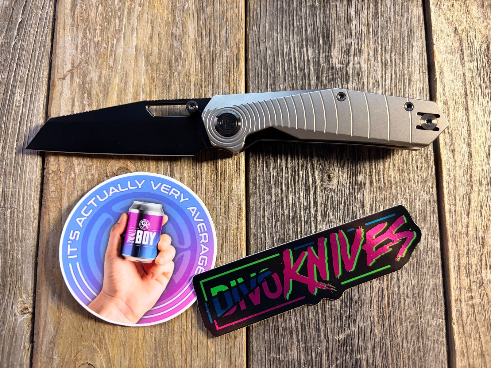 Divo Knives Smallboy UC Exclusive #14/50 - Signed Box by LeftyEdc - M390 DLC Ti