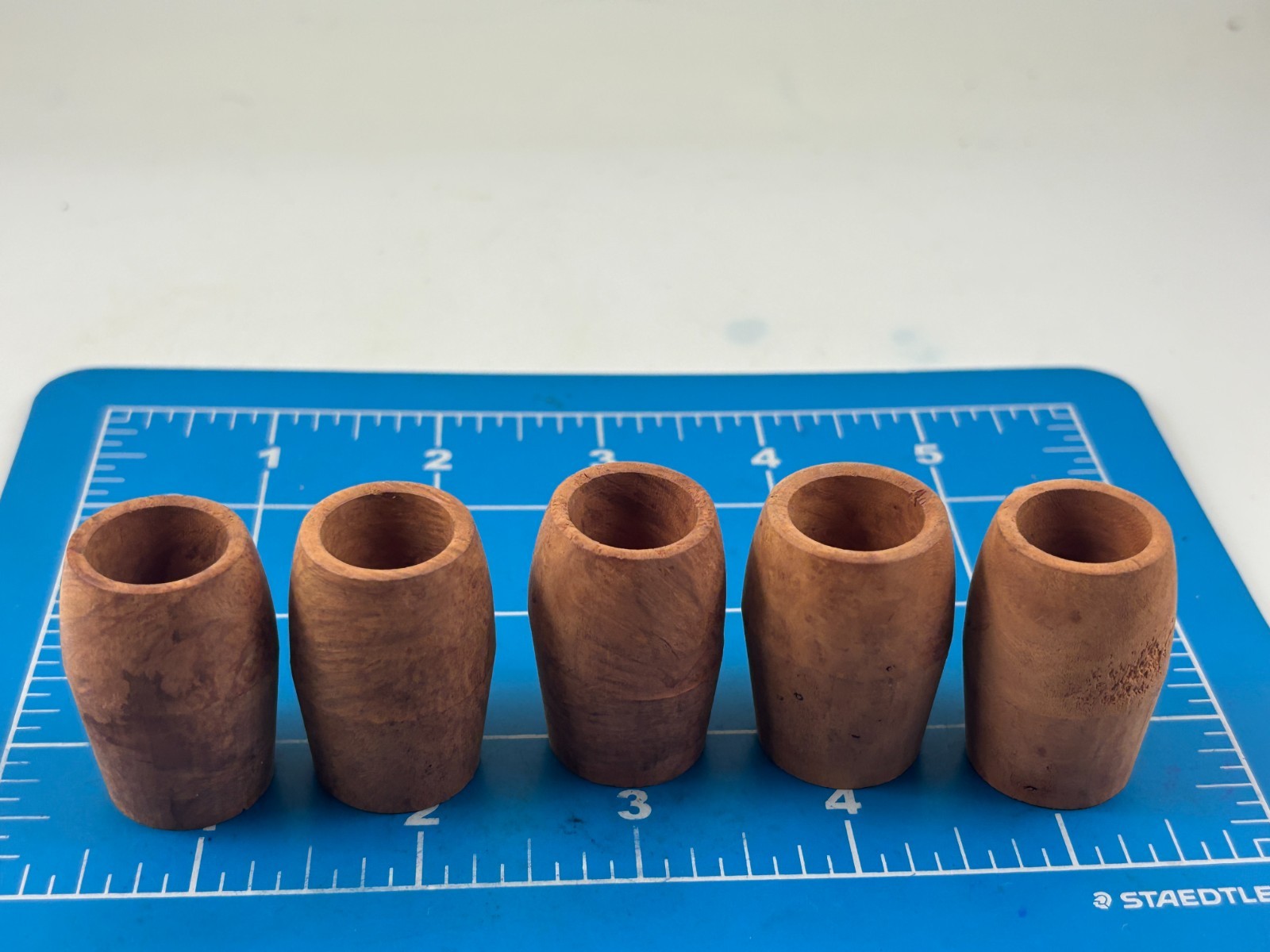 Judd\'s Lot of 5 Vintage Aged Italian Briar Drilled Stummels  Falcon Style Pipes