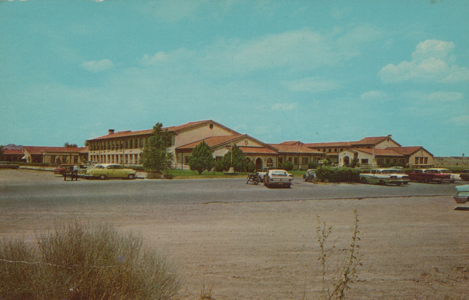 Vintage Chrome Postcard University of Albuquerque Rio Grande NM
