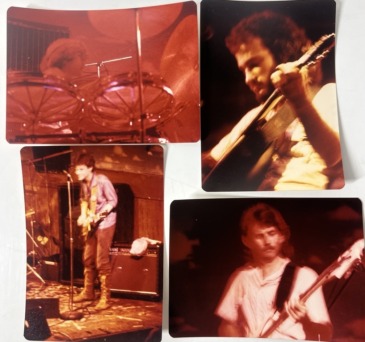 Vintage 1980 California Punk Rock Band Live Concert Original Photos Lot of 4