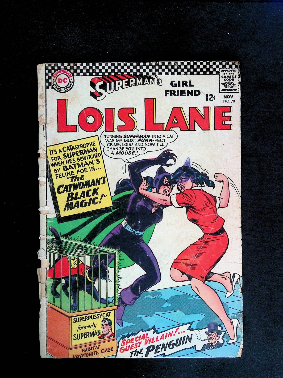 1966 Superman's Girl Friend Lois Lane 70 Catwoman Penguin DC