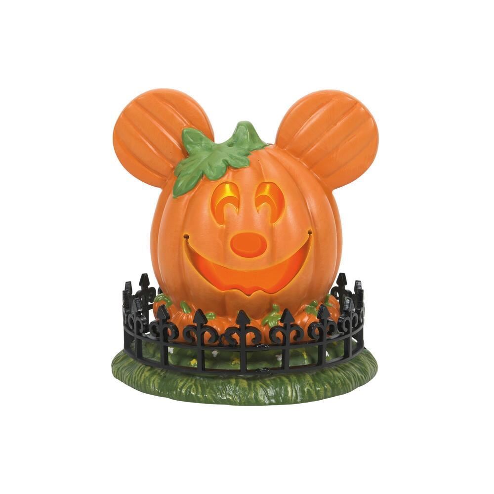 Disney Snow Village Accessory Mickey\'s Town Center Pumpkin 6007731