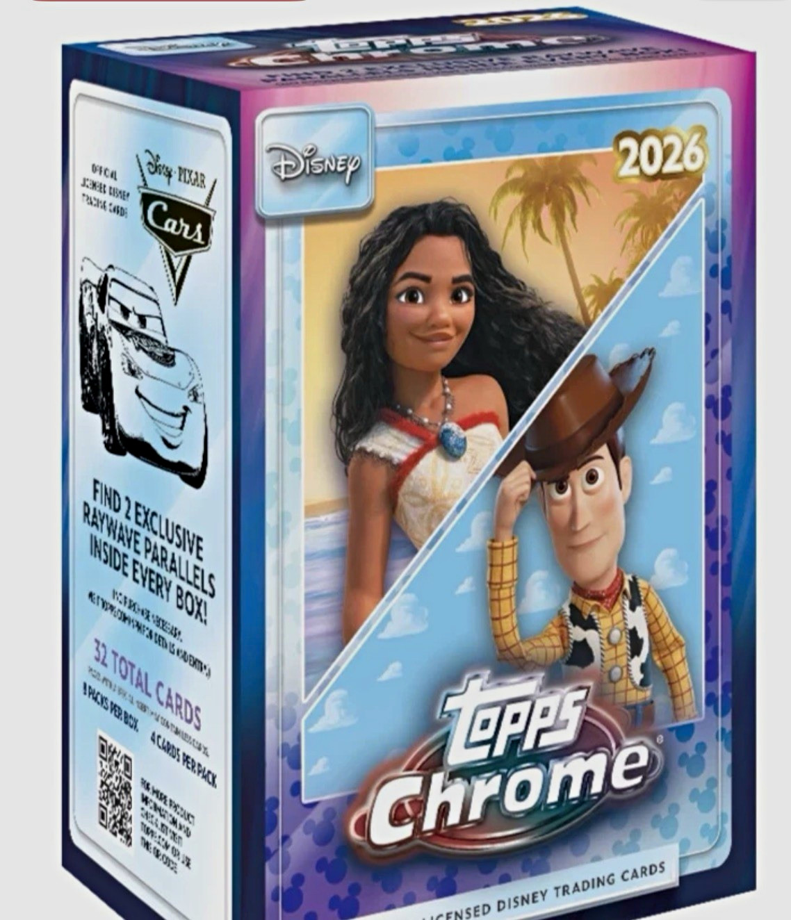 🔥2026 Topps Chrome🔥Disney Blaster Box 📈 LOT OF 3 📈 32 Cards Each💥 Exclusive