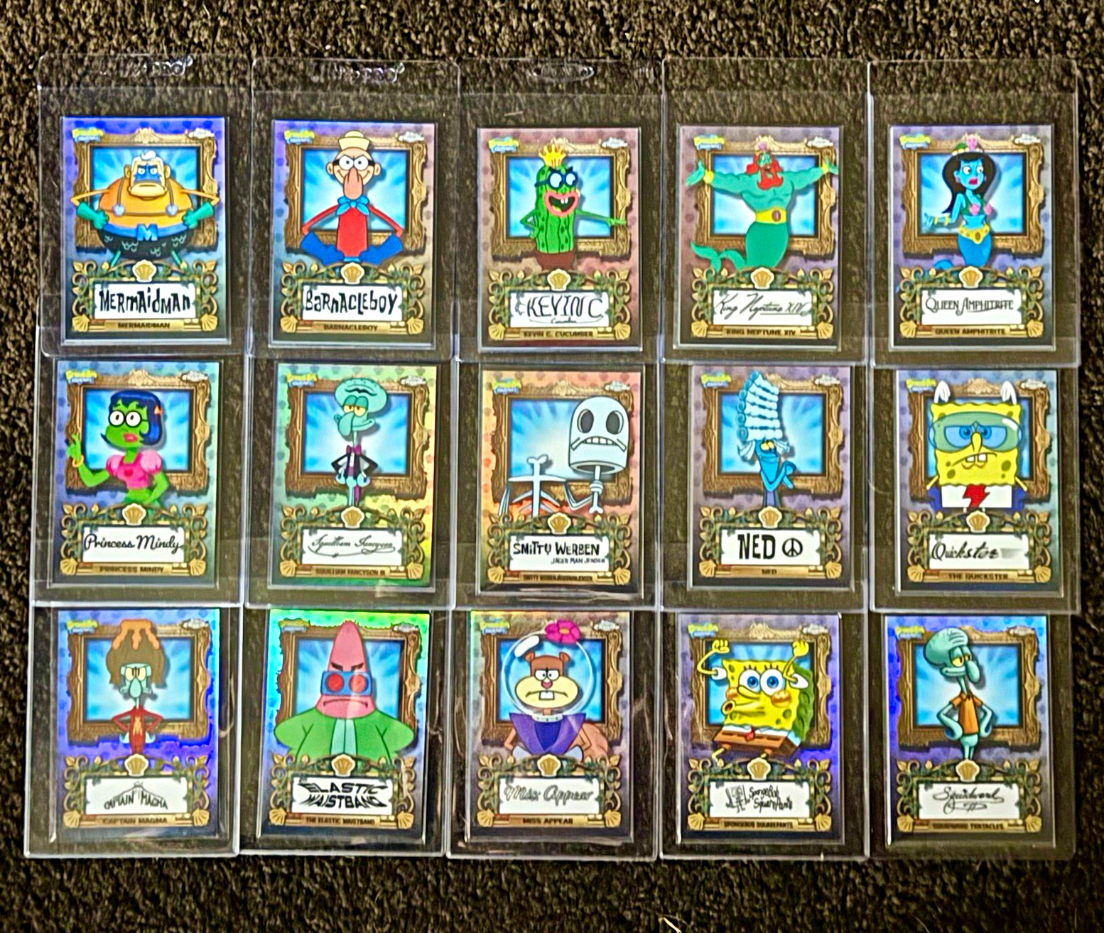 2025 Topps Chrome SpongeBob SquarePants Single VIP Complete Set (15 cards)
