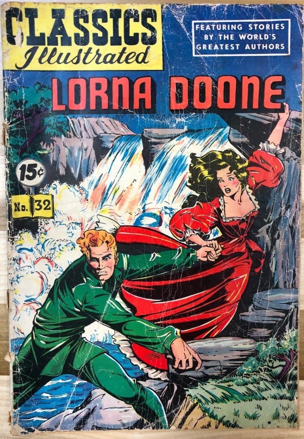 CLASSICS ILLUSTRATED #32 Lorna Doone by R.D. Blackmore (HRN 85) G/VG