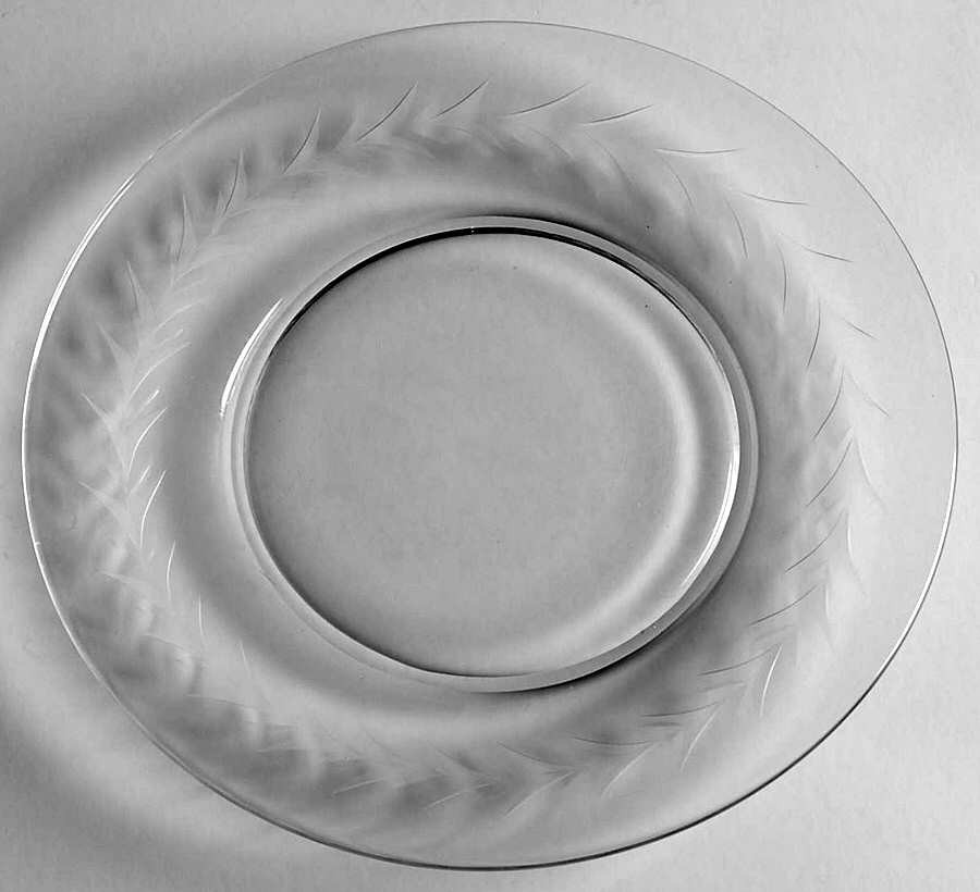 Fostoria Holly Clear  Salad Plate 1378210
