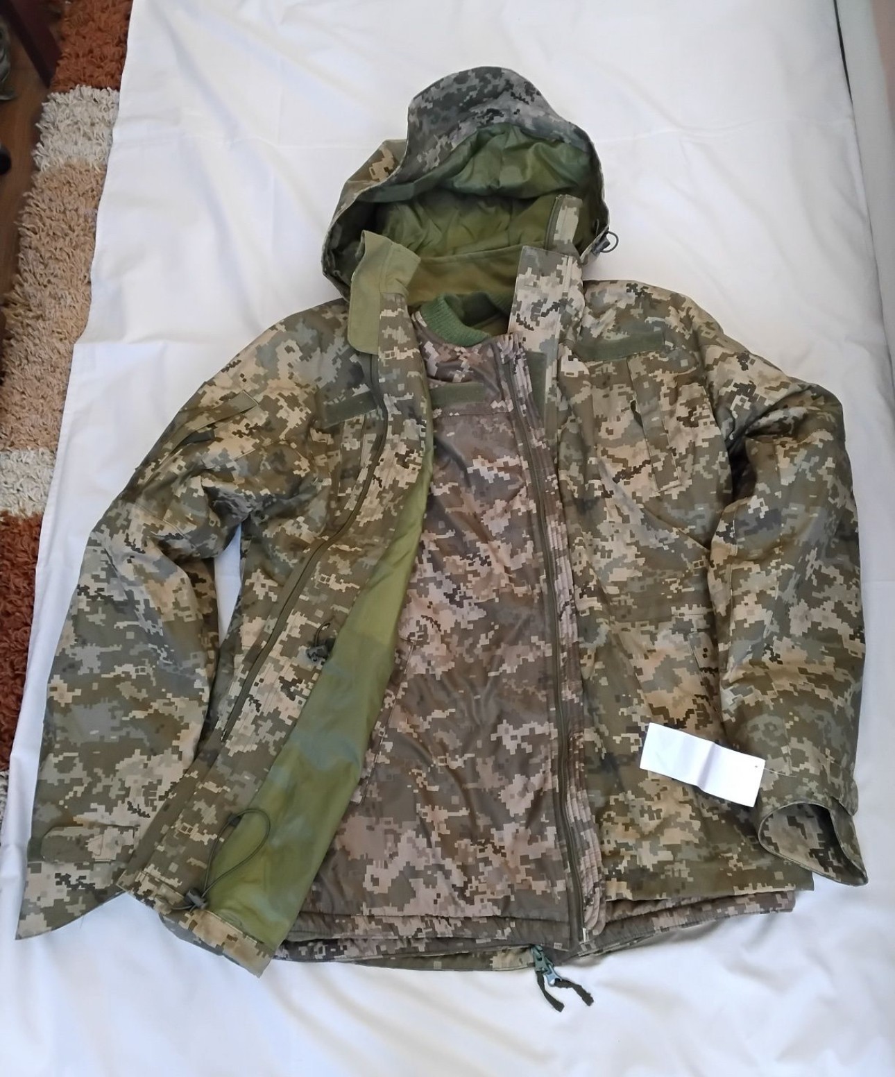 Original Ukrainian Winter Jacket MM14 Camo Military Coat, BIG Size 4XL