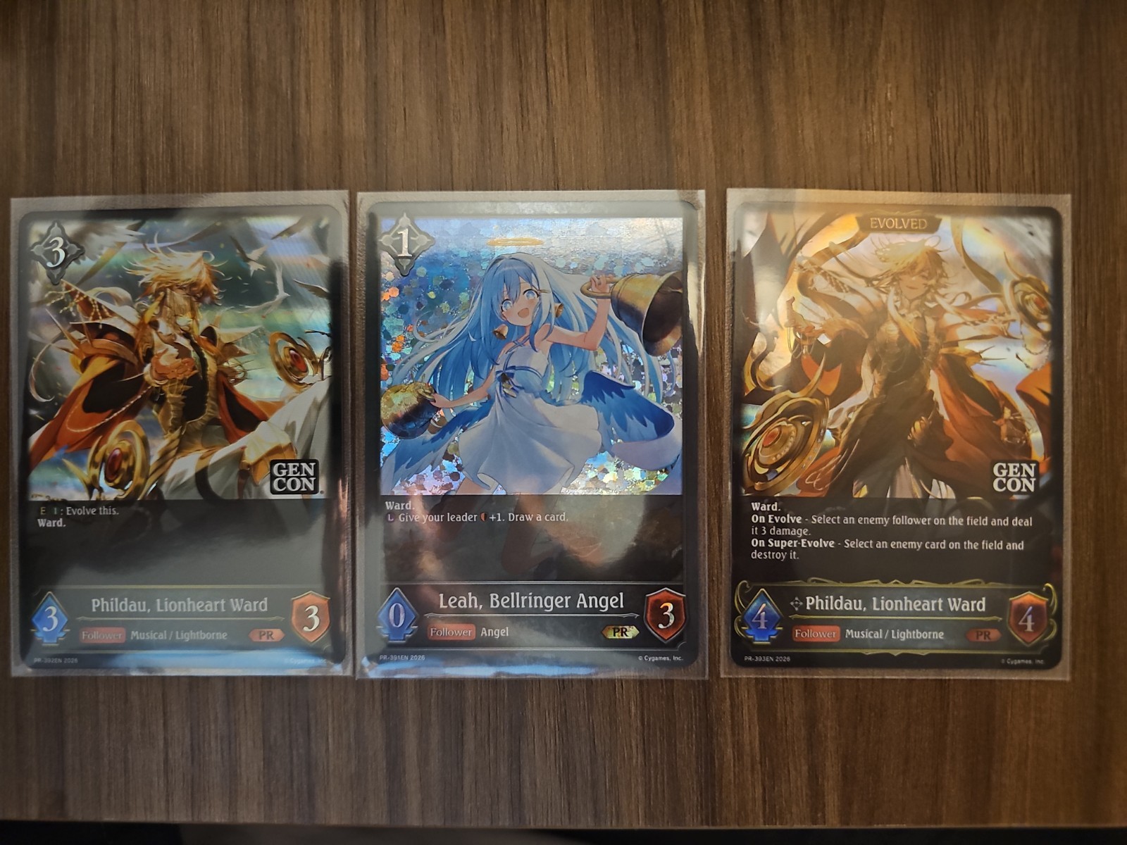 Gencon 2026 Shadowverse Evolve Exclusive 3 Cards