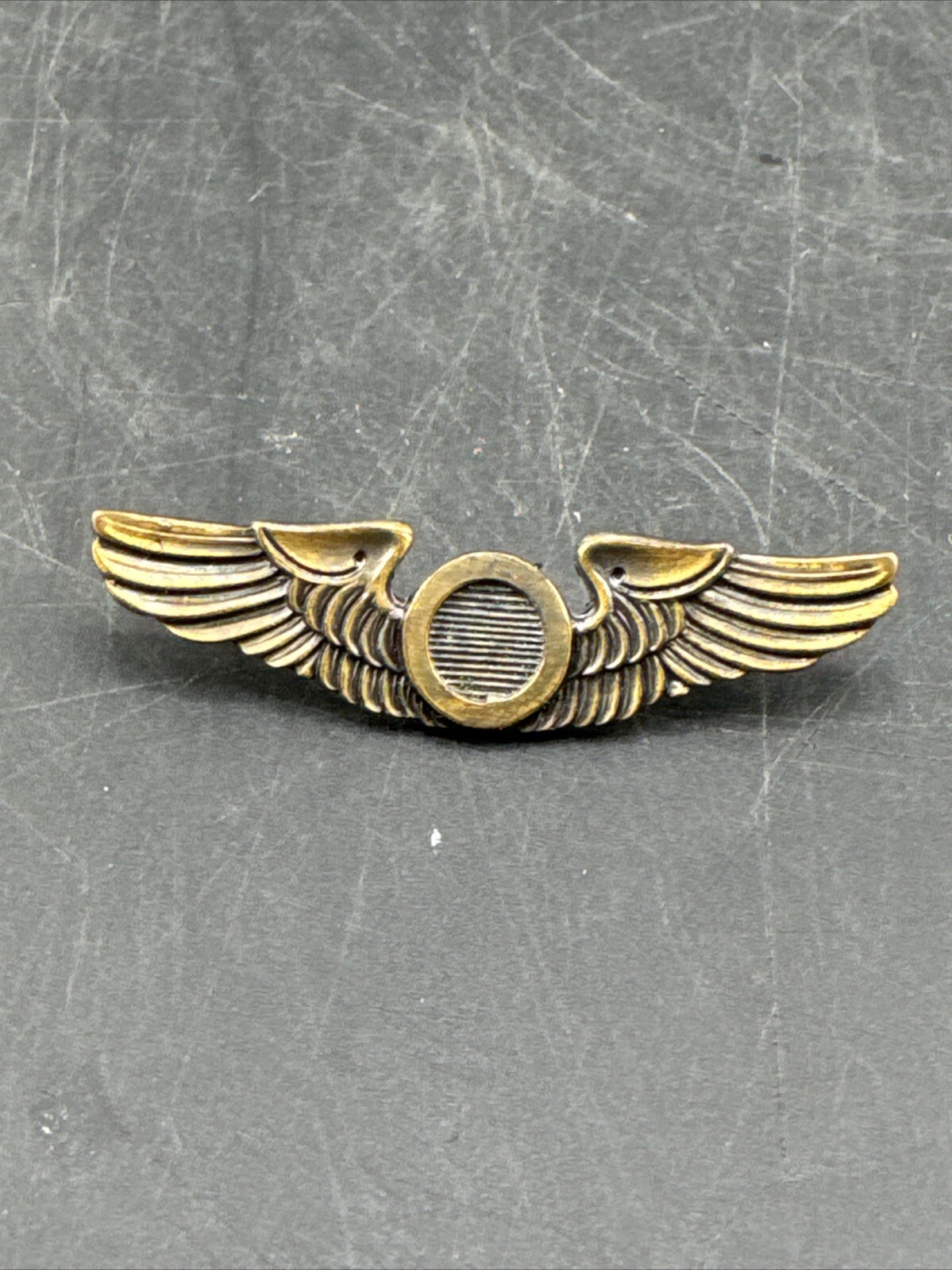 ORIGINAL WWII USAAF FULL SIZE 2” PEWTER OBSERVER WINGS
