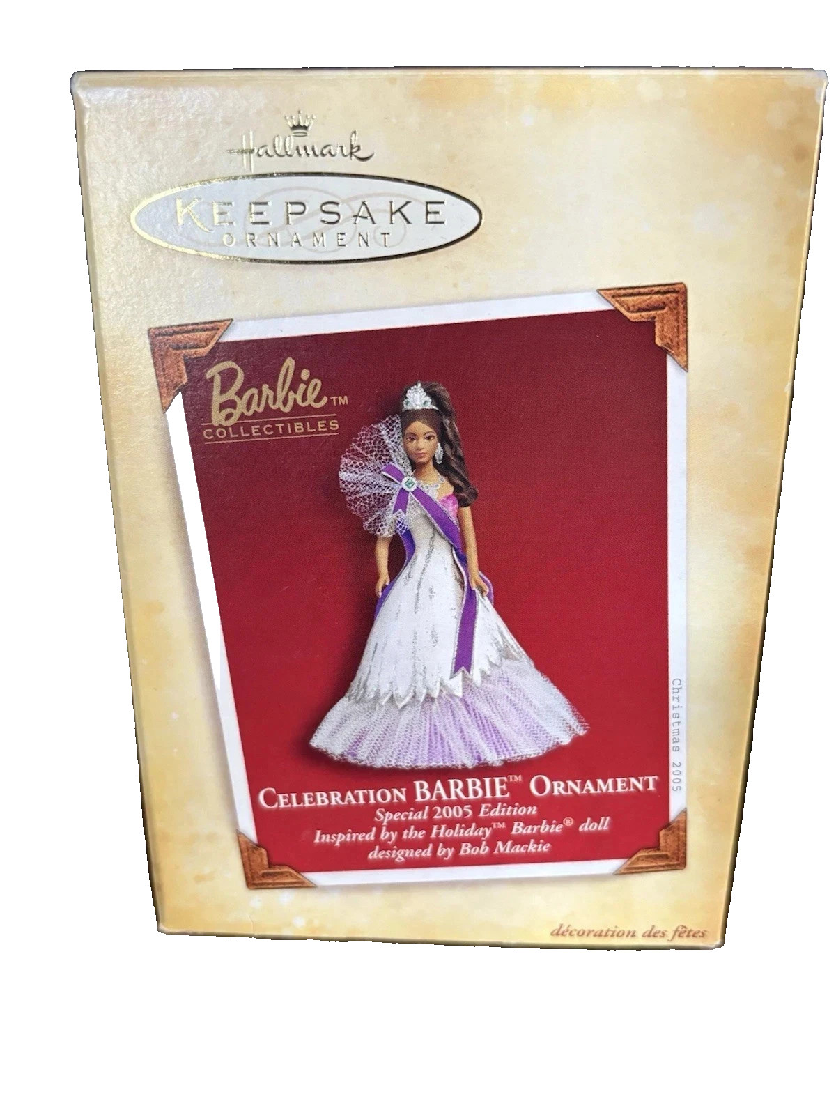 2005 Hallmark Celebration Barbie African American Special Edition Ornament