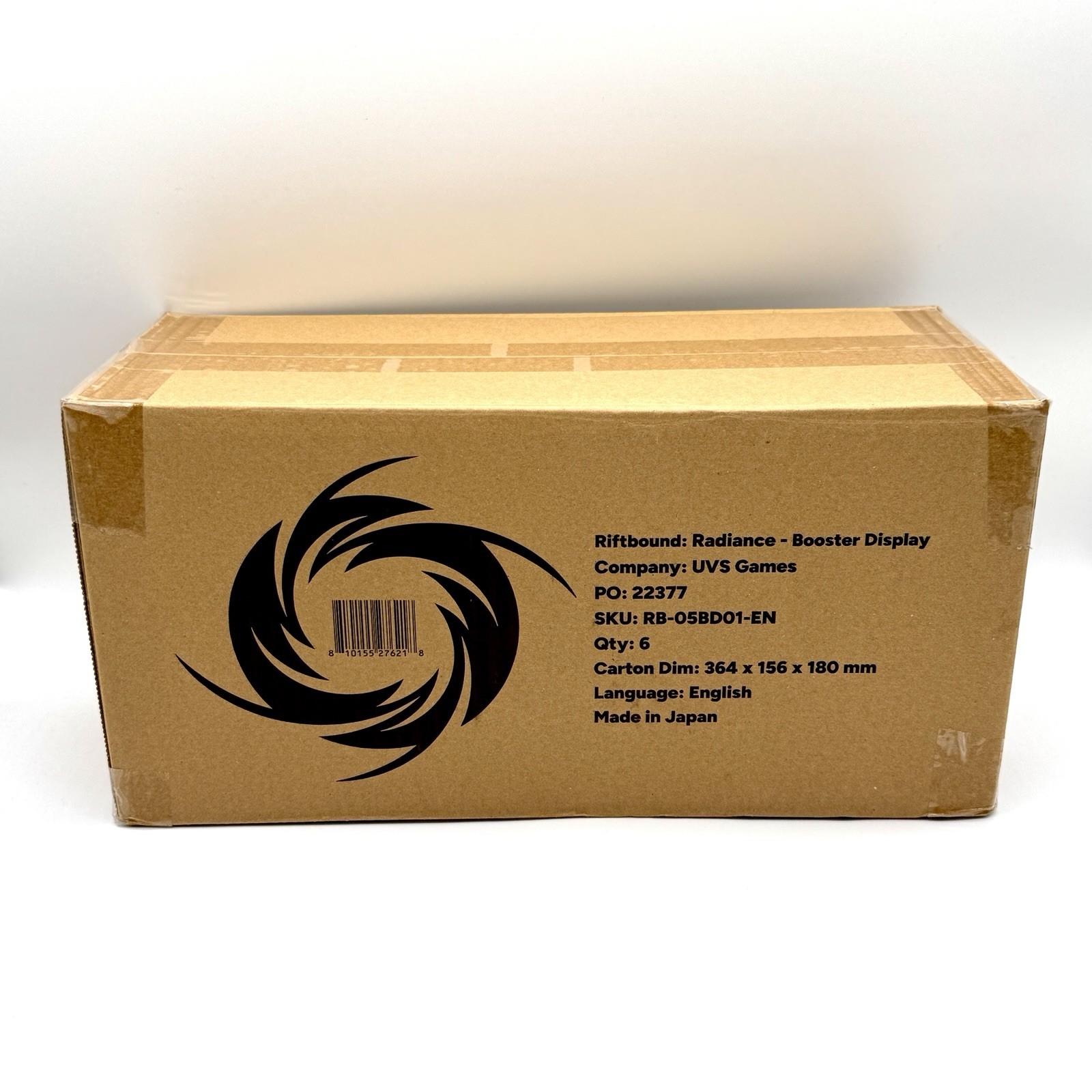 Riftbound Radiance Case Sealed 6x Booster Box League Of Legends ENG Ship Ready