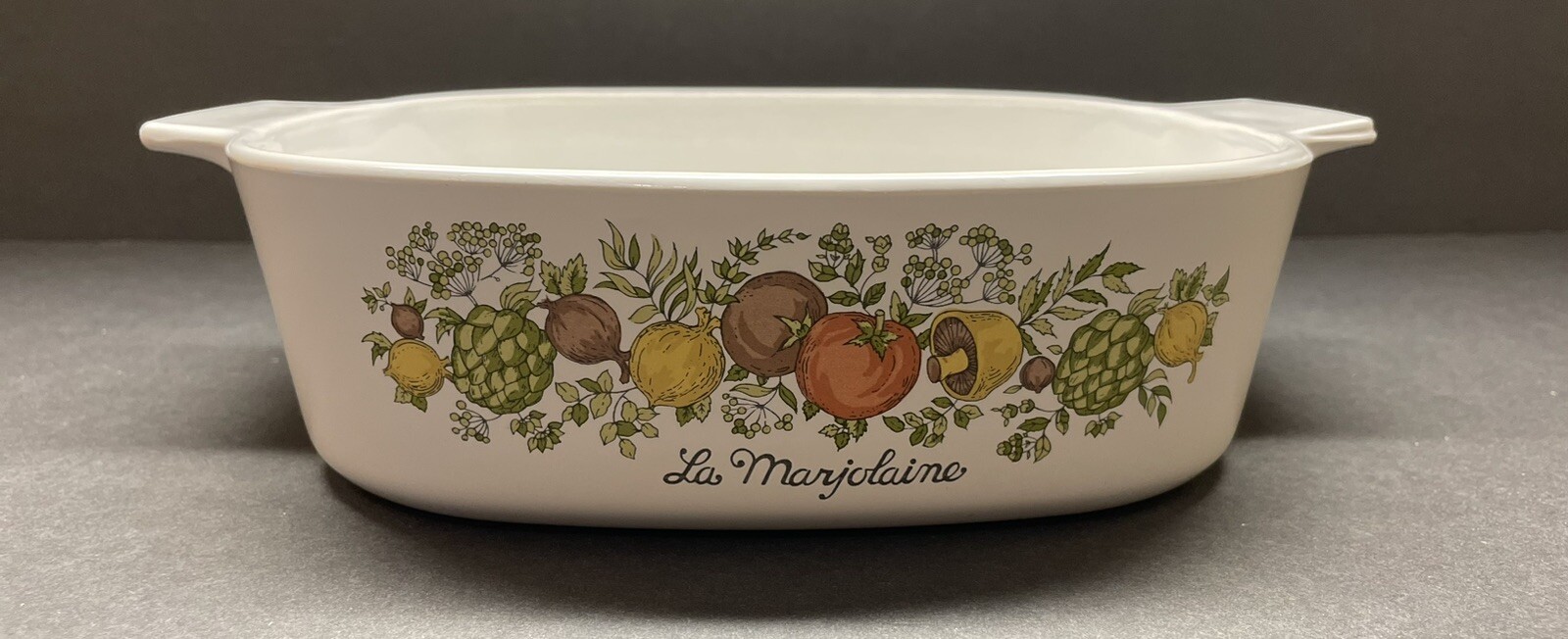 VTg La Marjolaine Spice of Life Corning Ware 2 Quart Casserole Dish  Kitchen