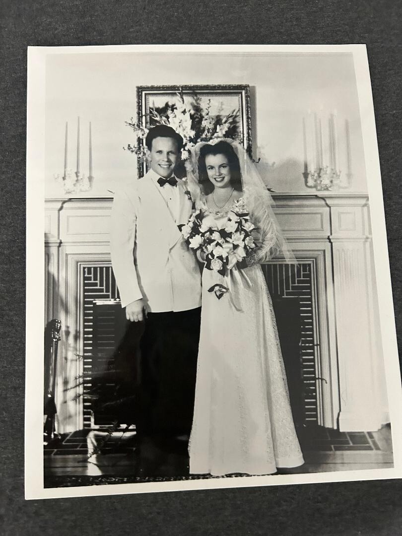 1942 Marilyn Monroe Wedding Photo From the famed Kim Goodwin Collection